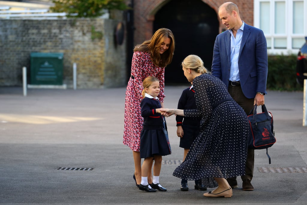 Princess Charlotte's First Day of School Pictures