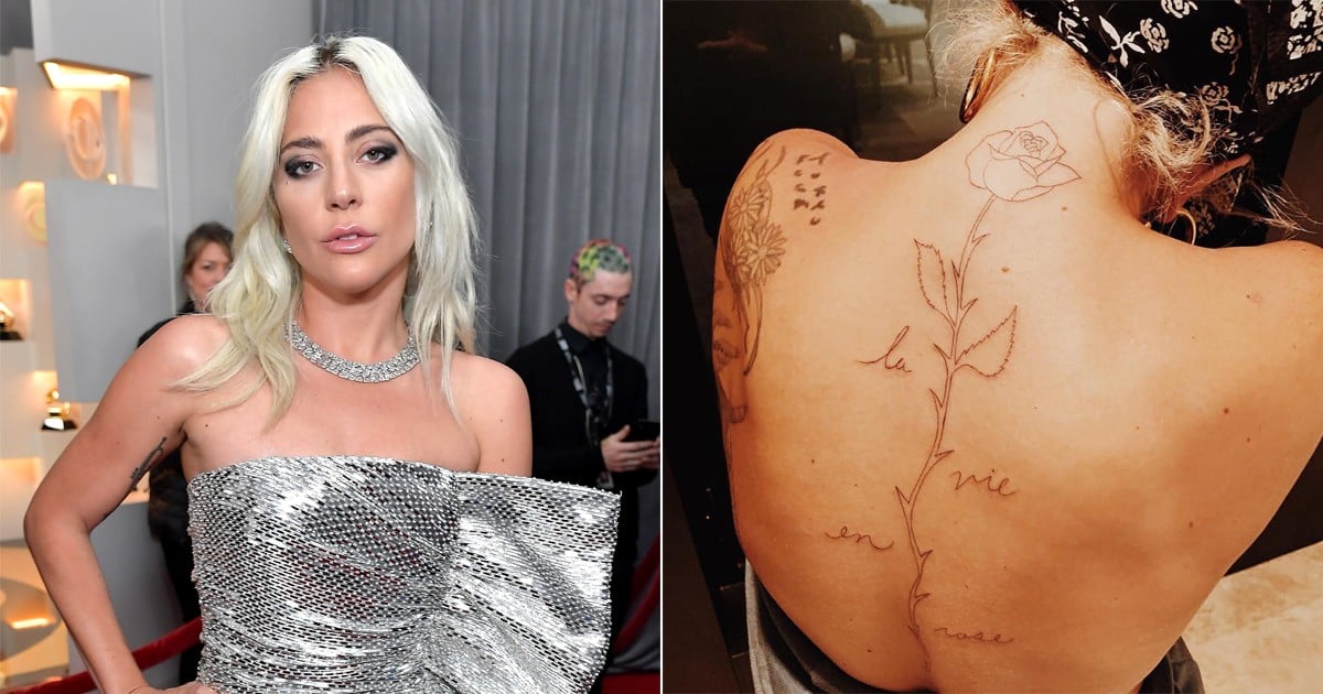 Lady Gaga Just Got a HUGE Back Tattoo That Would Make Jack Maine Proud.