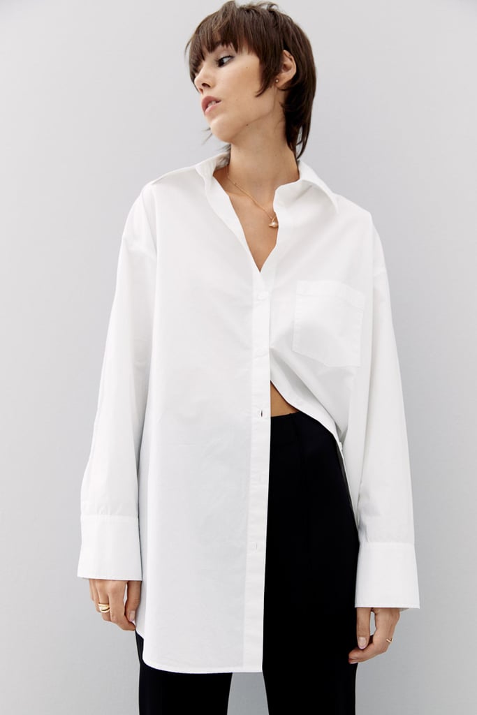 A Classic Pick: Oversized Cotton Shirt