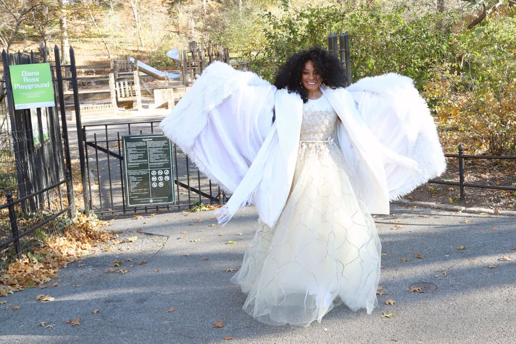 Diana Ross and Family at the Macy's Thanksgiving Parade 2018