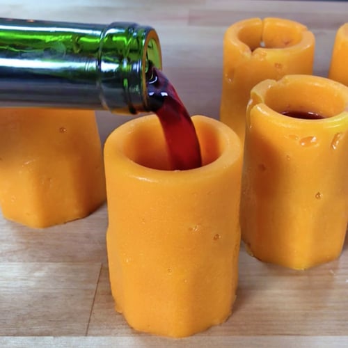 Image result for cheese shot glasses