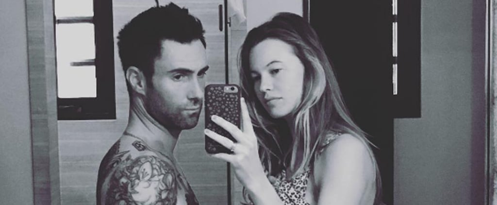 Adam Levine and Behati Prinsloo Pregnancy Instagram Photo