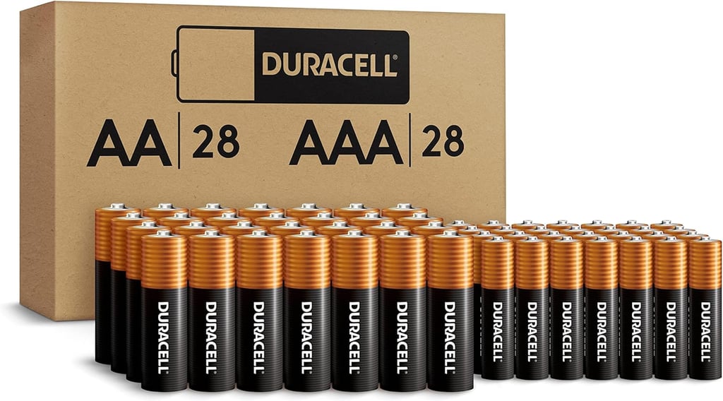 Duracell Coppertop AA + AAA Batteries, 56 Count