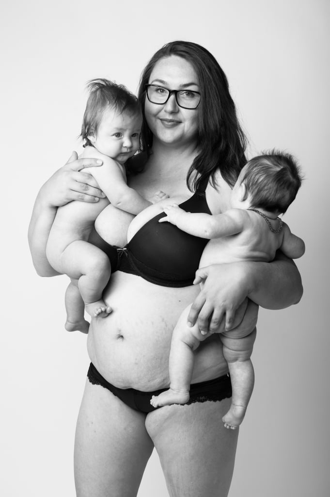"I felt like a failure because I couldn't shed the 50 pounds that I gained during pregnancy," she shares with us. "To feel like a failure because your body has changed and you're too wrapped up in the fact that you have this new human to take care of, it’s hard."
Eventually, Beall realized that she had nothing to feel bad about. So rather than criticize her body, she decided to celebrate it by taking photos and sharing them on her website. 
Source: Jade Beall