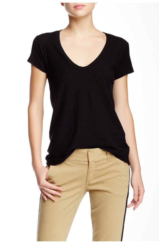 A Comfy Tee: James Perse Deep Scoop Neck T-Shirt