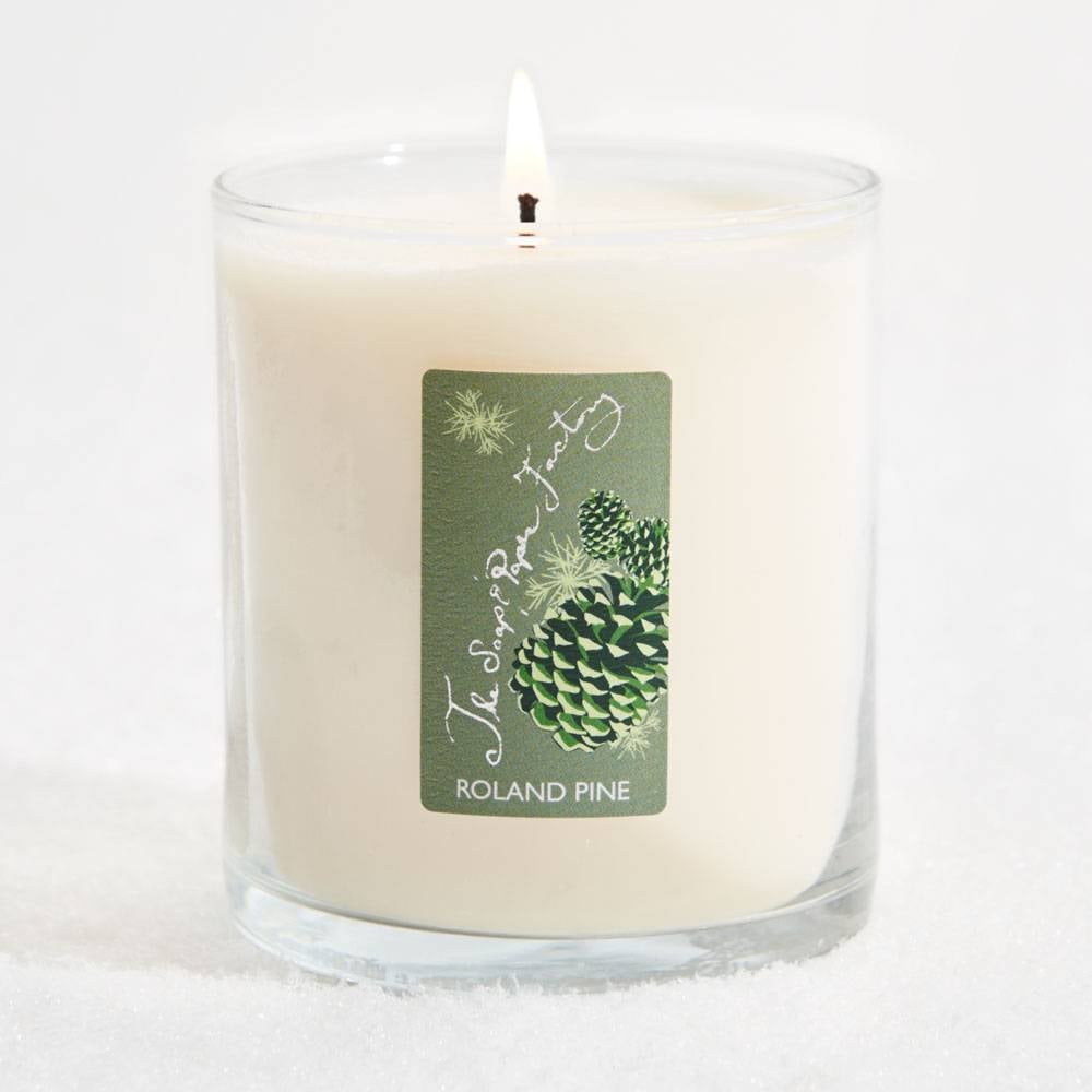 Large Roland Pine Candle