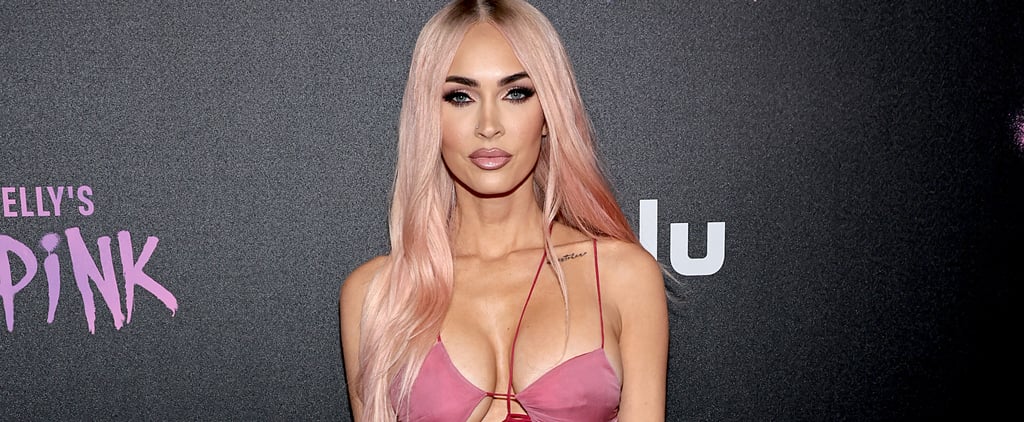 Megan Fox Matched a Lavender Bra Top to Her New Lilac Hair