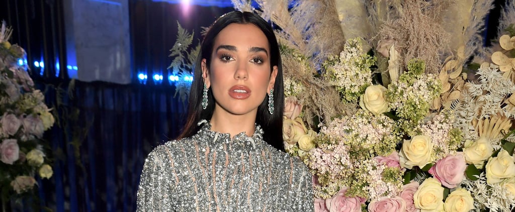 Dua Lipa's Martine Rose Birthday Suit and Mowalola Hat