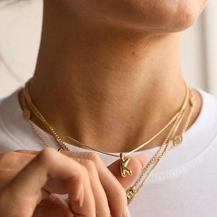 BaubleBar Mini Pave Bubble Initial Necklace ($34, originally $42)
 I love this initial necklace by Baublebar — it's sweet, subtle, and perfect for layering or wearing solo. The bubble-style letter pendant adds a fun, personal touch to any outfit without feeling over the top. It's exactly the kind of minimal but meaningful jewelry piece I'd reach for every day.