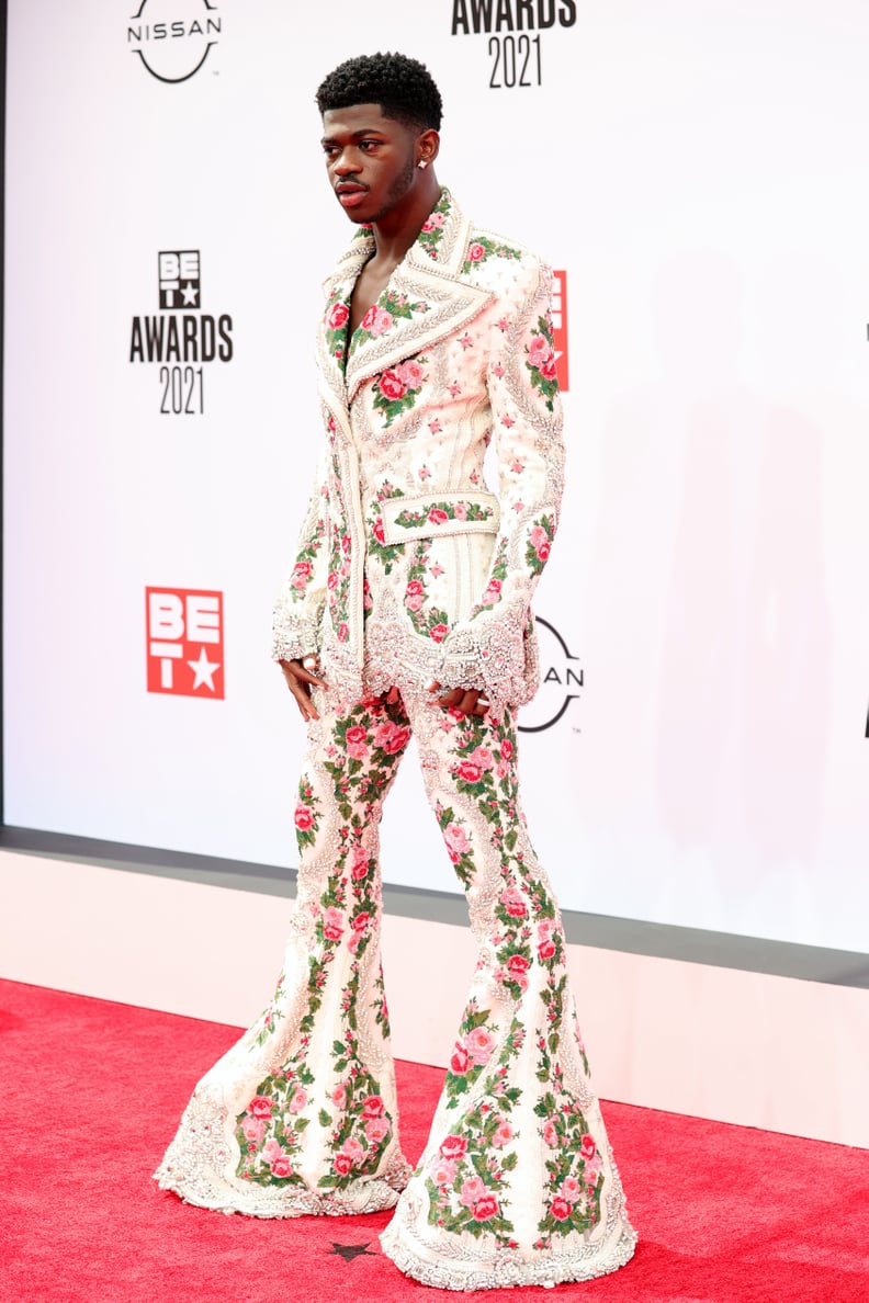 Lil Nas X Changes From a Dress to Pantsuit at the BET Awards | POPSUGAR ...