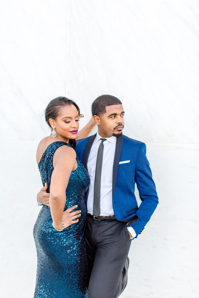 Glam Red Carpet Engagement Ideas