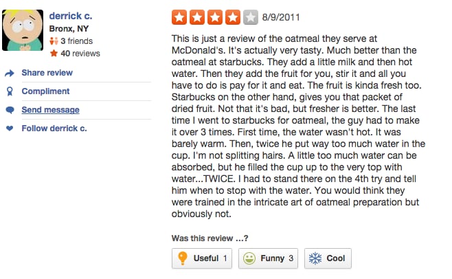 McDonald's > Starbucks