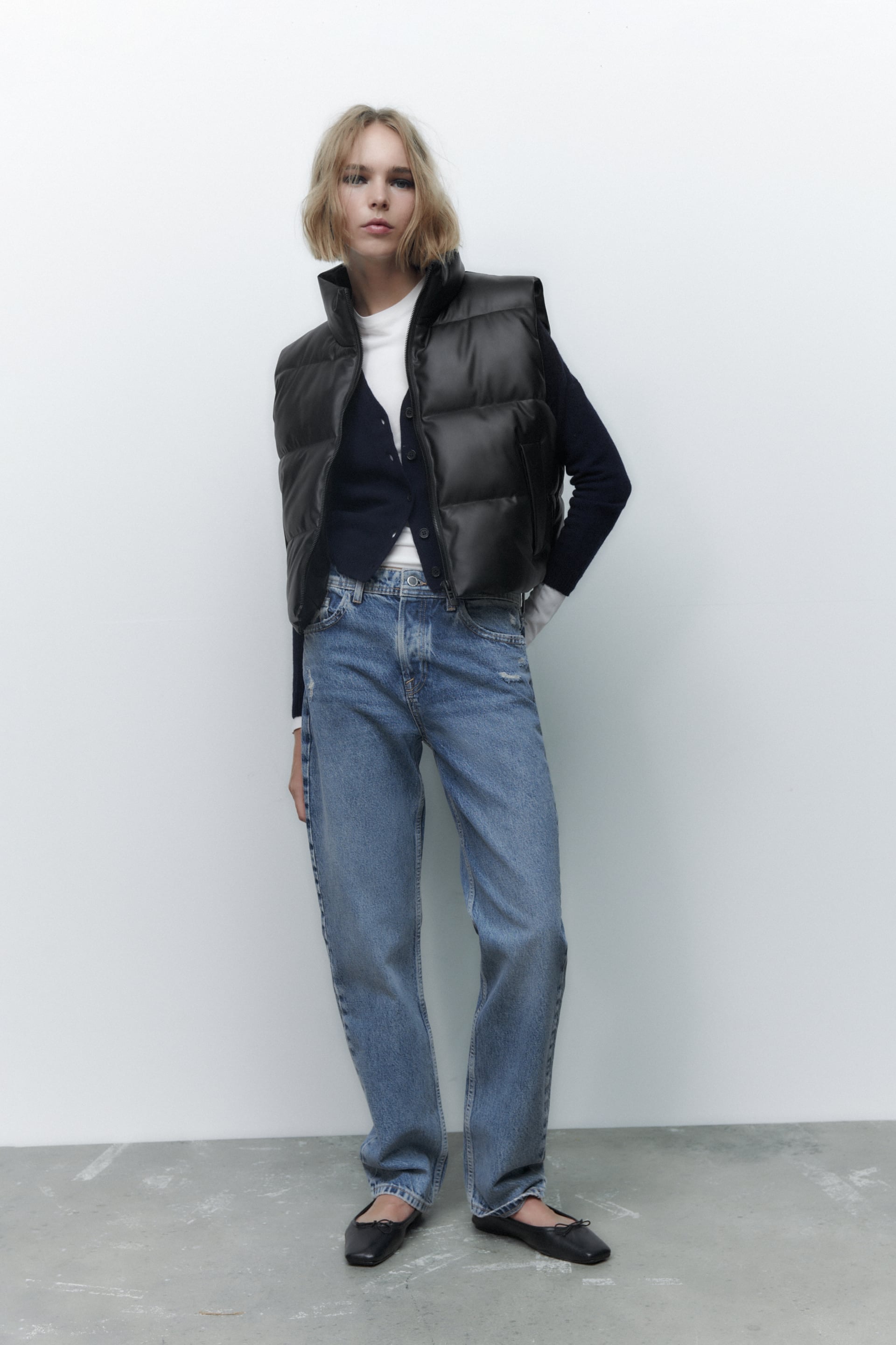 Zara Oversized Vest | Coat outfit casual, Oversized vest, Clothes