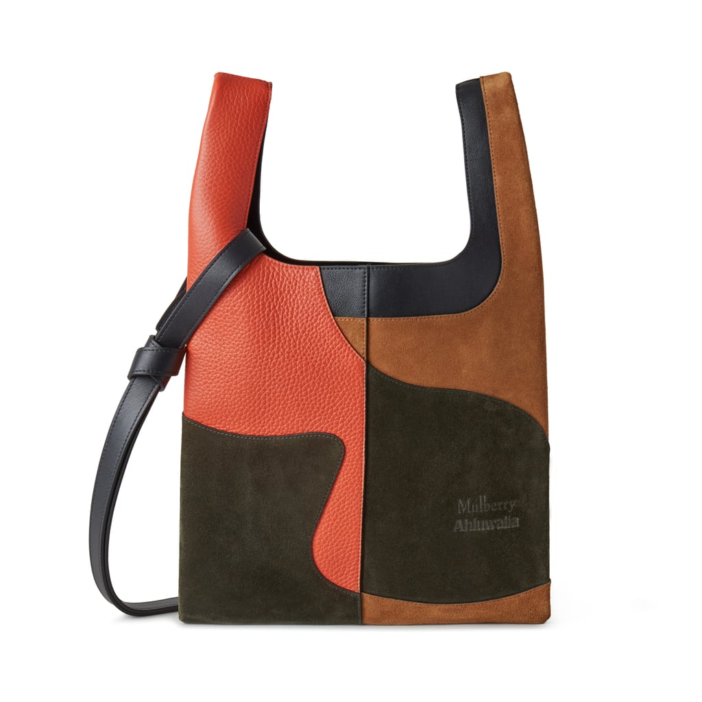 Mulberry x Ahluwalia Portobello Tote in Black and Coral