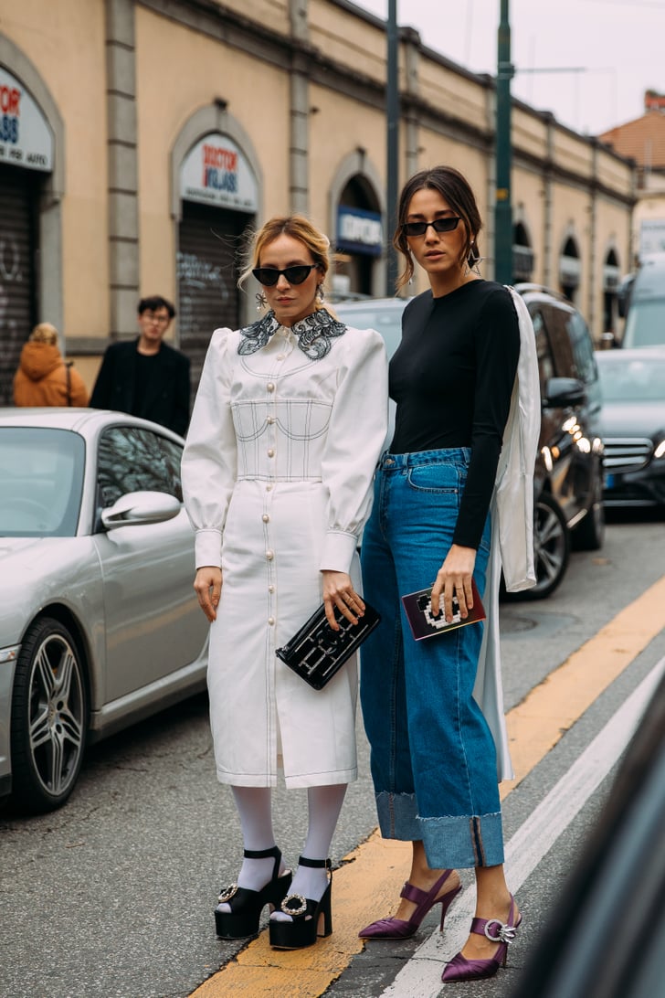 Day 5 | Street Style at Milan Fashion Week Fall 2018 | POPSUGAR Fashion ...