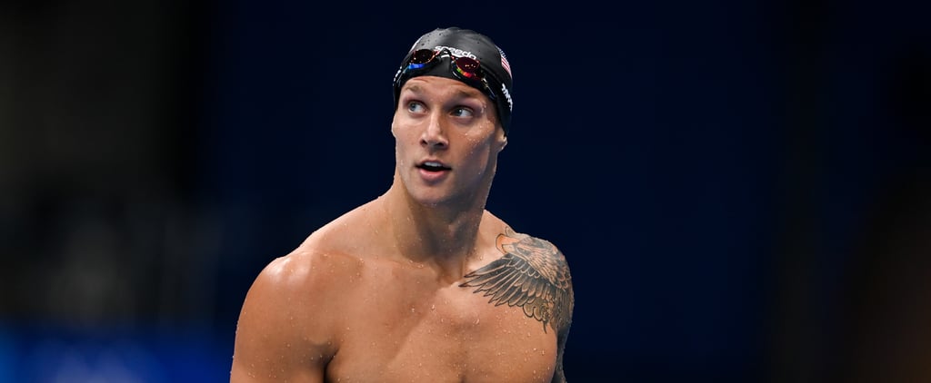 Watch Olympian Caeleb Dressel's Dog Race Him in the Pool