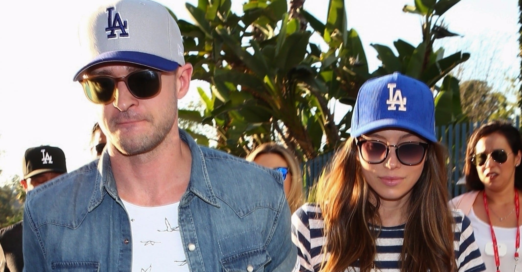 Justin Timberlake and Jessica Biel at the World Series 2017 | POPSUGAR