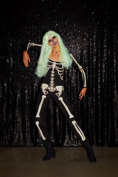 Glow-In-the-Dark Skeleton Bodysuit