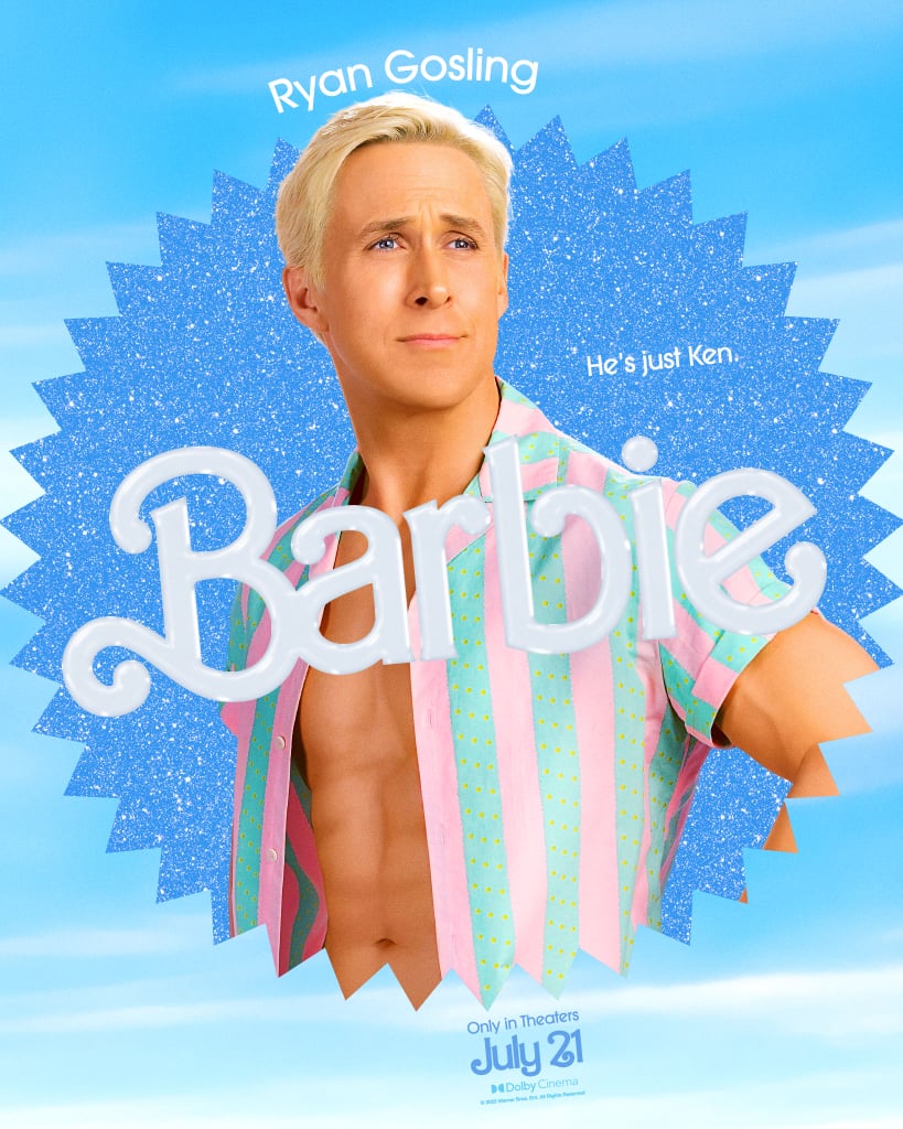 Ryan Gosling's "Barbie" Poster