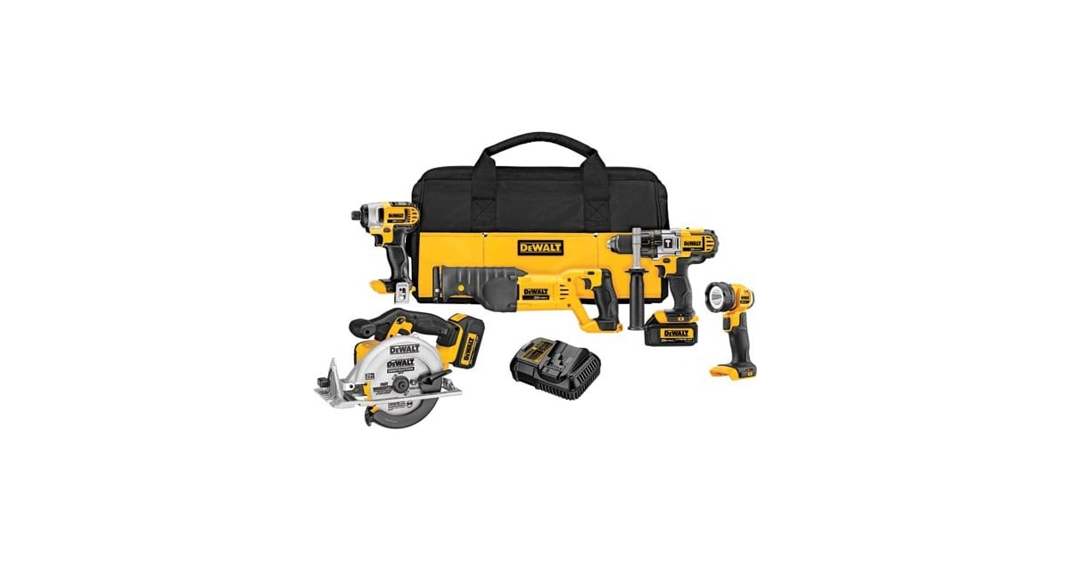 Dewalt Premium 5Tool Combo Kit Best Amazon Black Friday and Cyber Monday Deals 2018