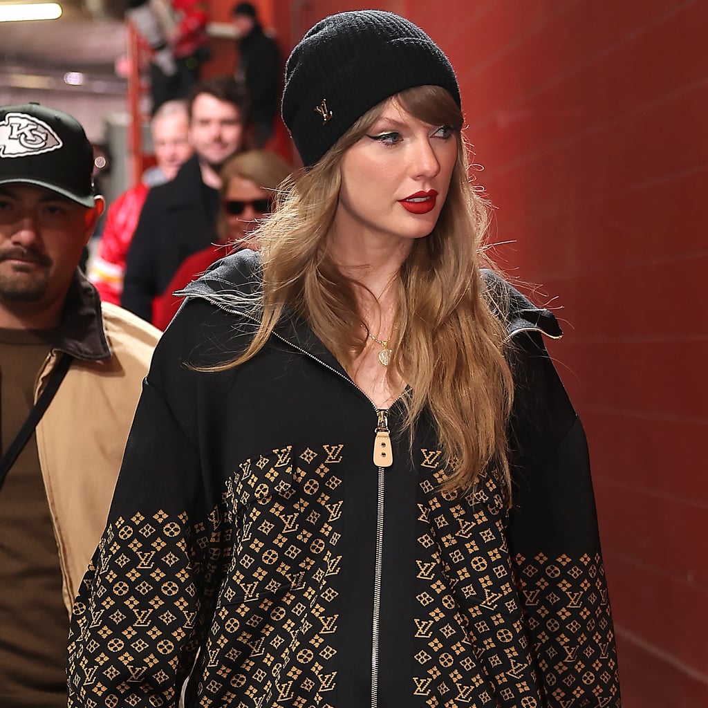 Taylor Swift Matched These $15 Tights to Her Signature Red Lip — Because of Course