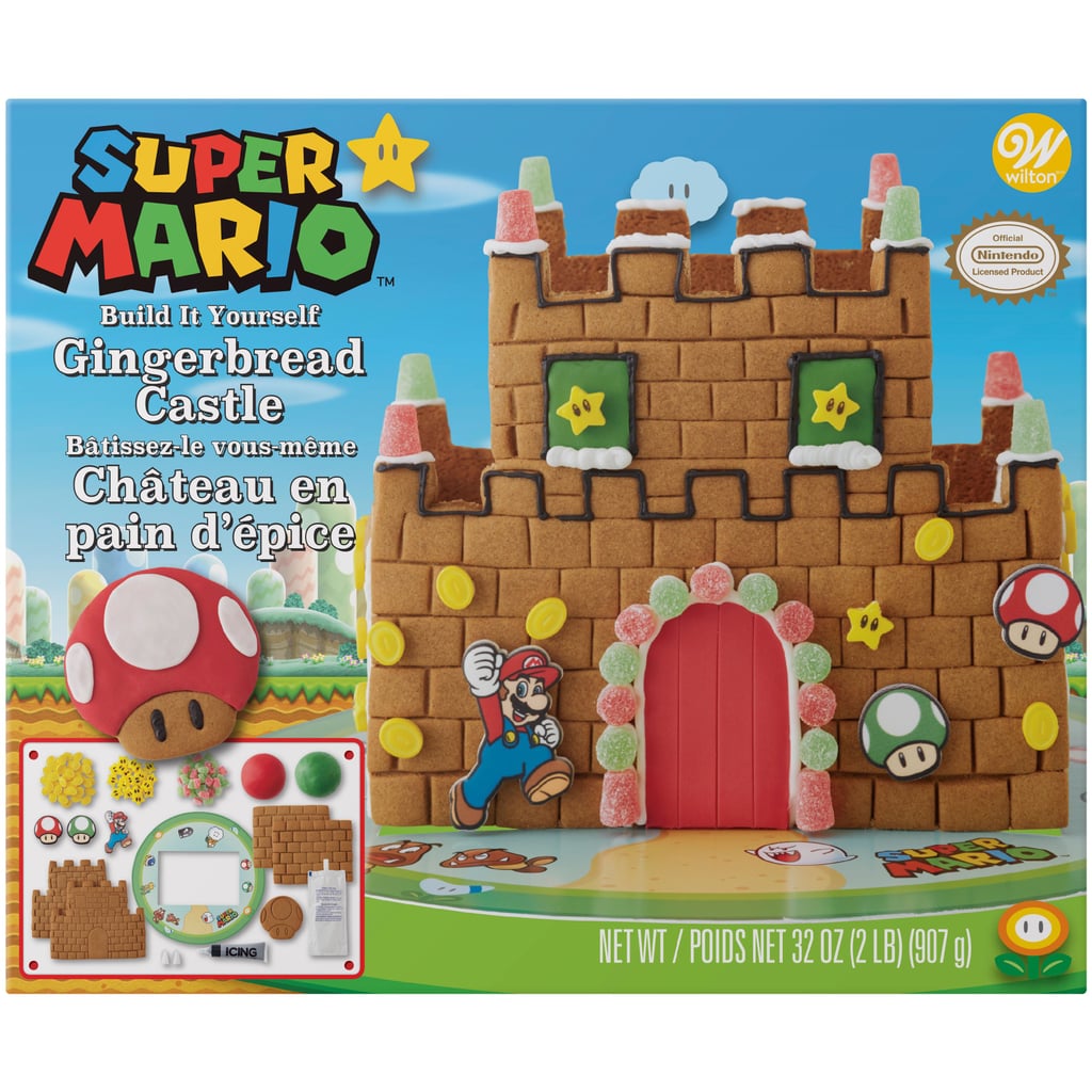 Wilton Build-it-Yourself Super Mario by Nintendo Gingerbread Castle Decorating