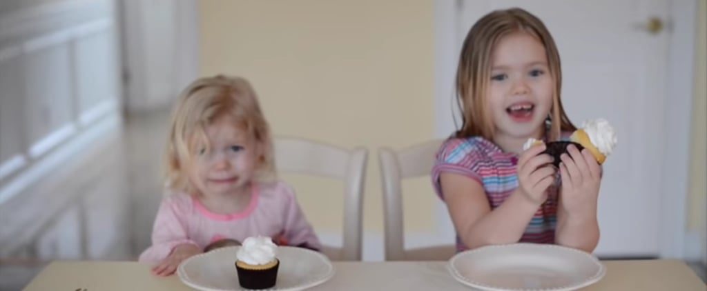 Little Girl Upset About Baby Sibling's Cupcake Gender Reveal