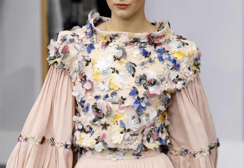 The Floral Appliqué Was Bright and Breathtaking Chanel Haute Couture