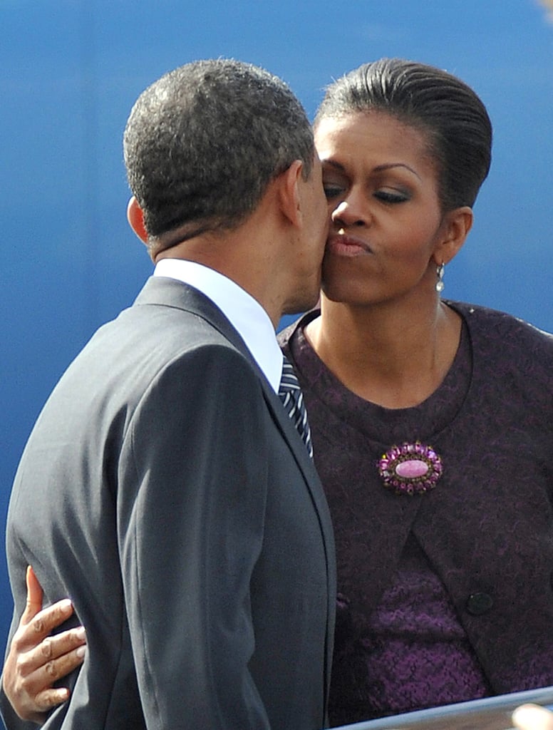 Barack And Michelle Obama Pda Popsugar Love And Sex 6043