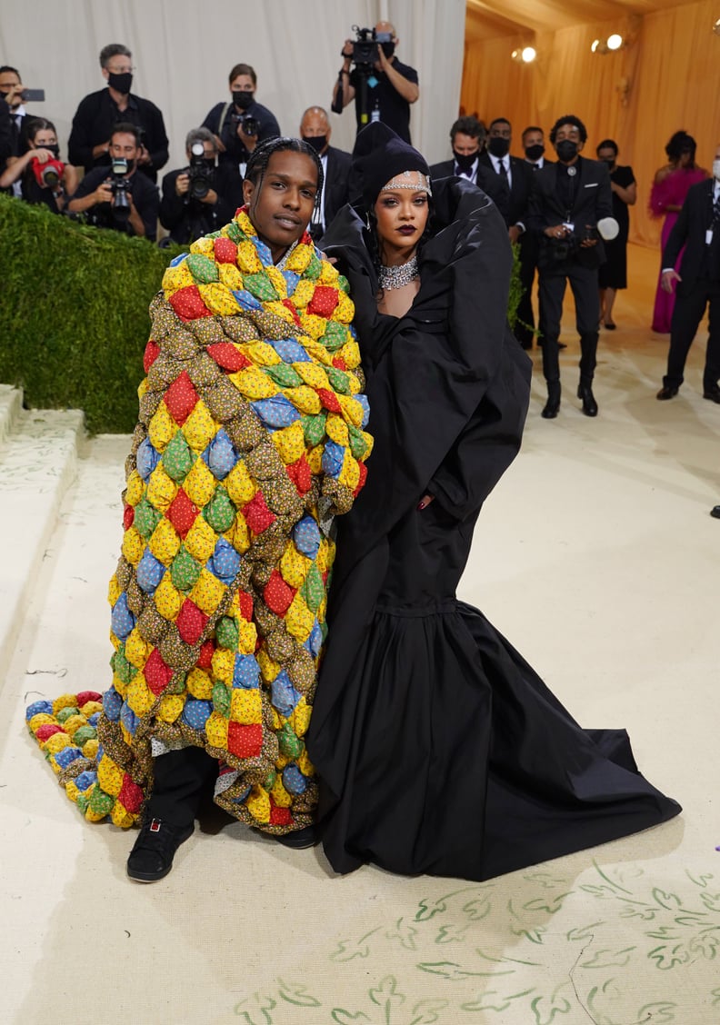 Rihanna and A$AP Rocky at the 2021 Met Gala