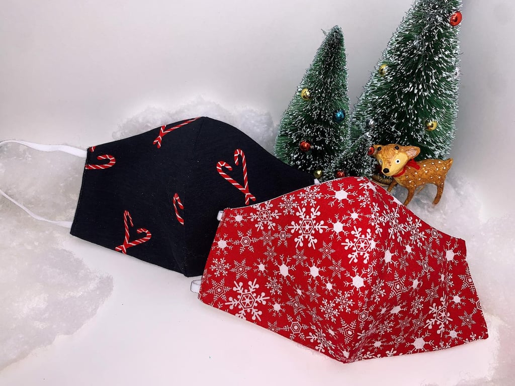Christmas Face Masks | Christmas-Themed Fabric Face Masks | POPSUGAR