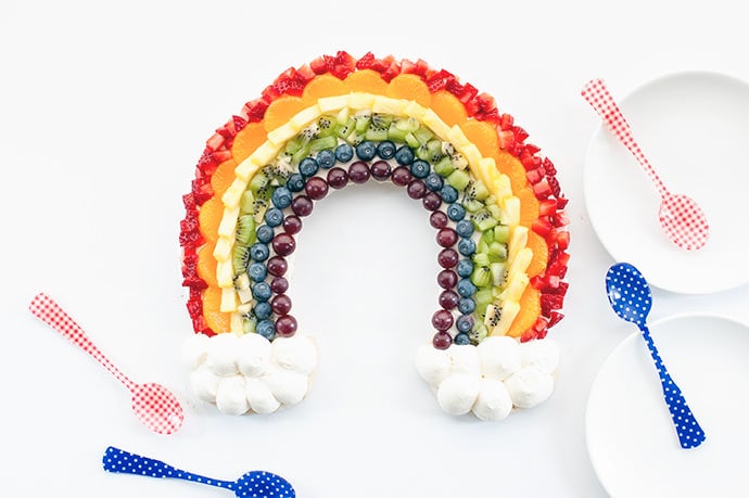 Rainbow Fruit Tart