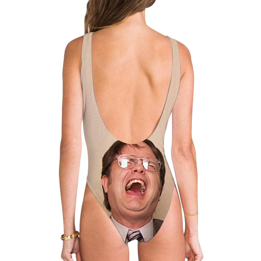 Heres A Glorious View From The Back Where To Buy Dwight Schrute Swimsuits Popsugar 