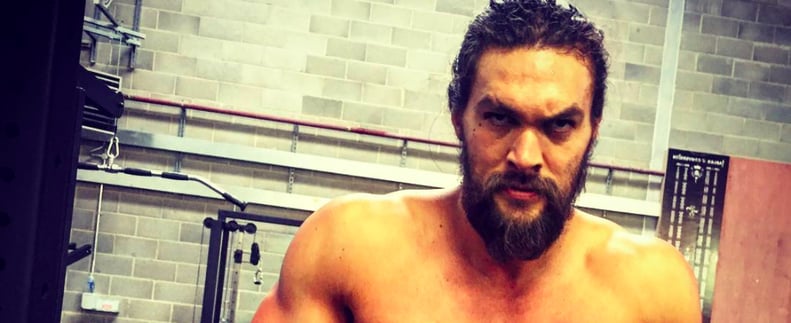 Jason Momoa Workout Progress Pictures | POPSUGAR Fitness