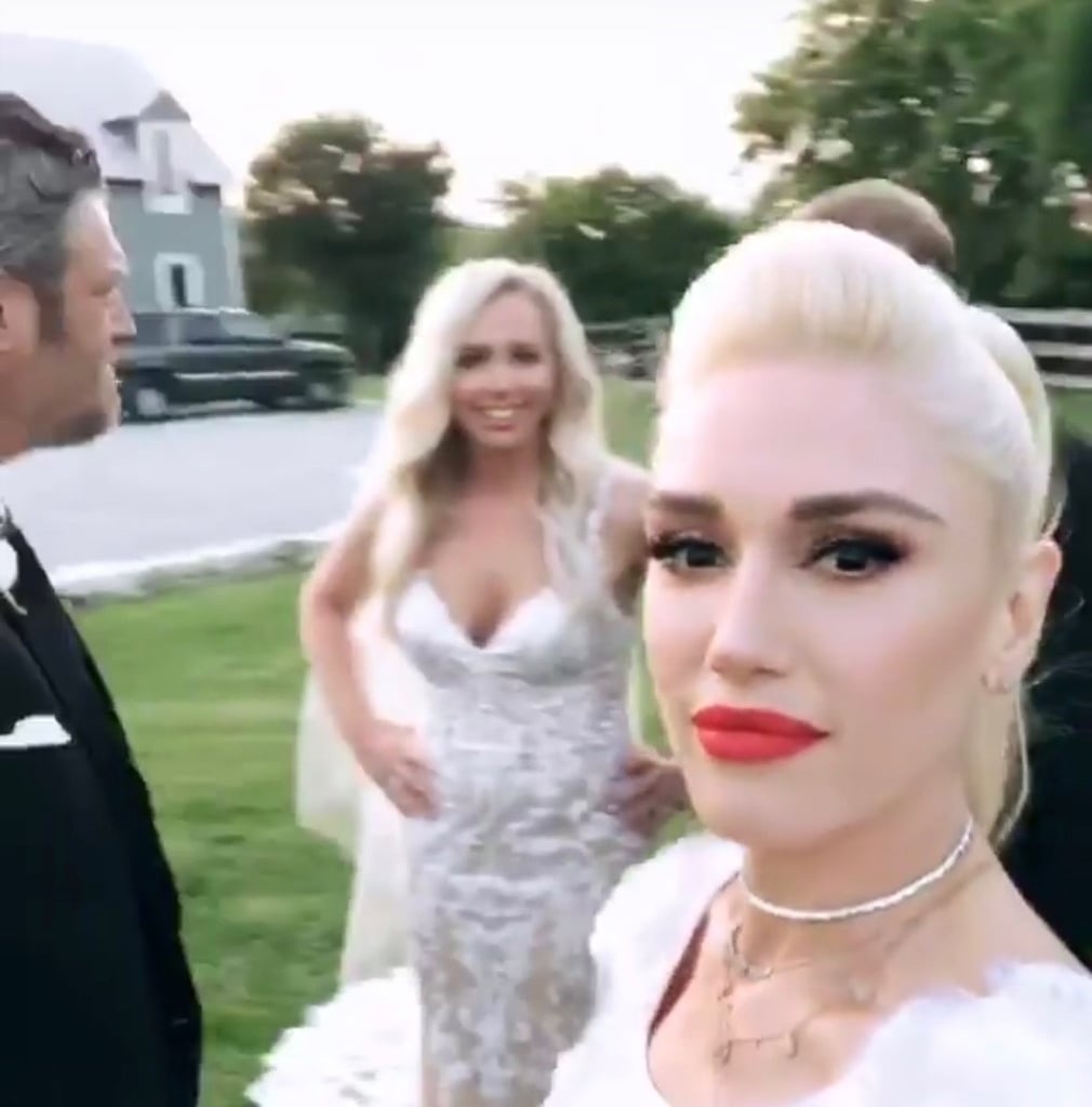 Gwen Stefani and Blake Shelton Attend a Wedding June 2018