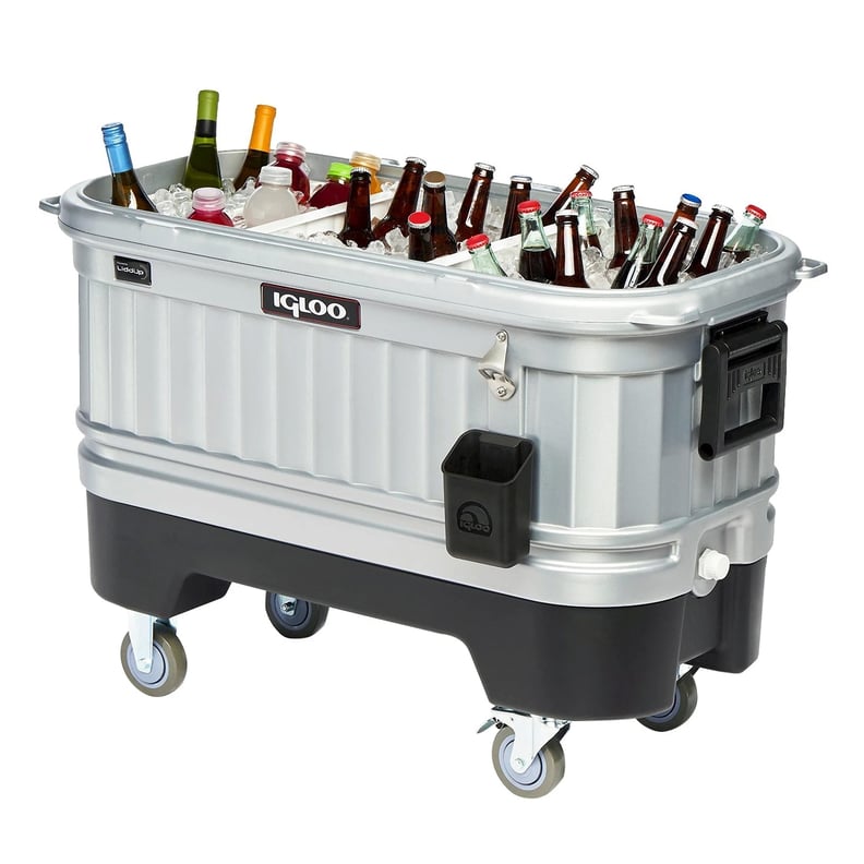 Party Bar LED Illuminated Portable Cooler