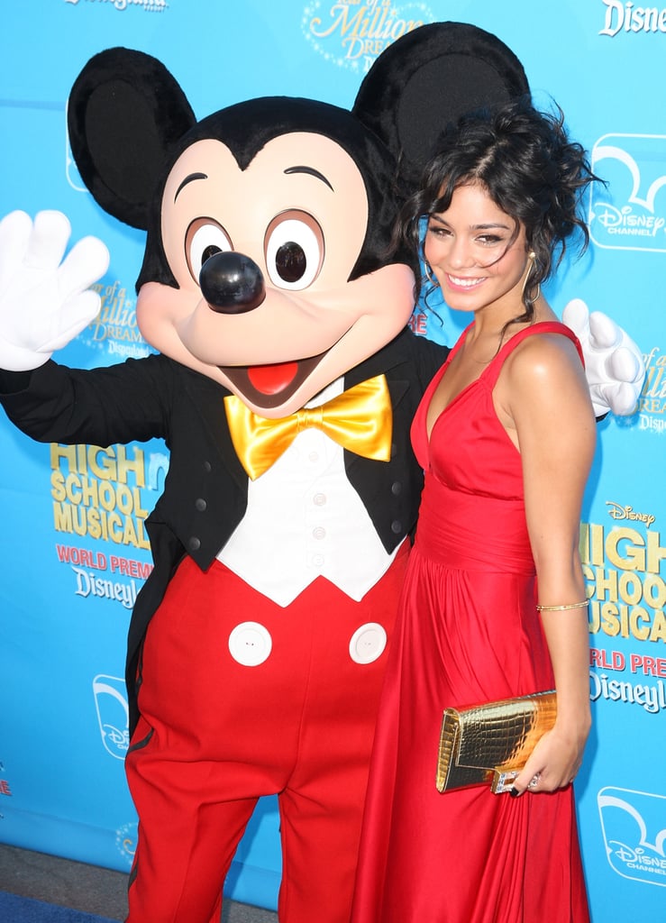 Vanessa Hudgens at the 2007 High School Musical 2 Premiere at Disneyland