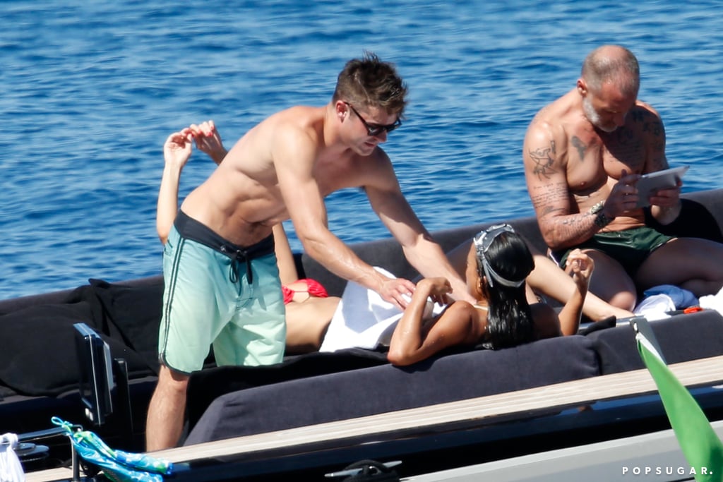 Zac Efron and Michelle Rodriguez Kissing in Italy