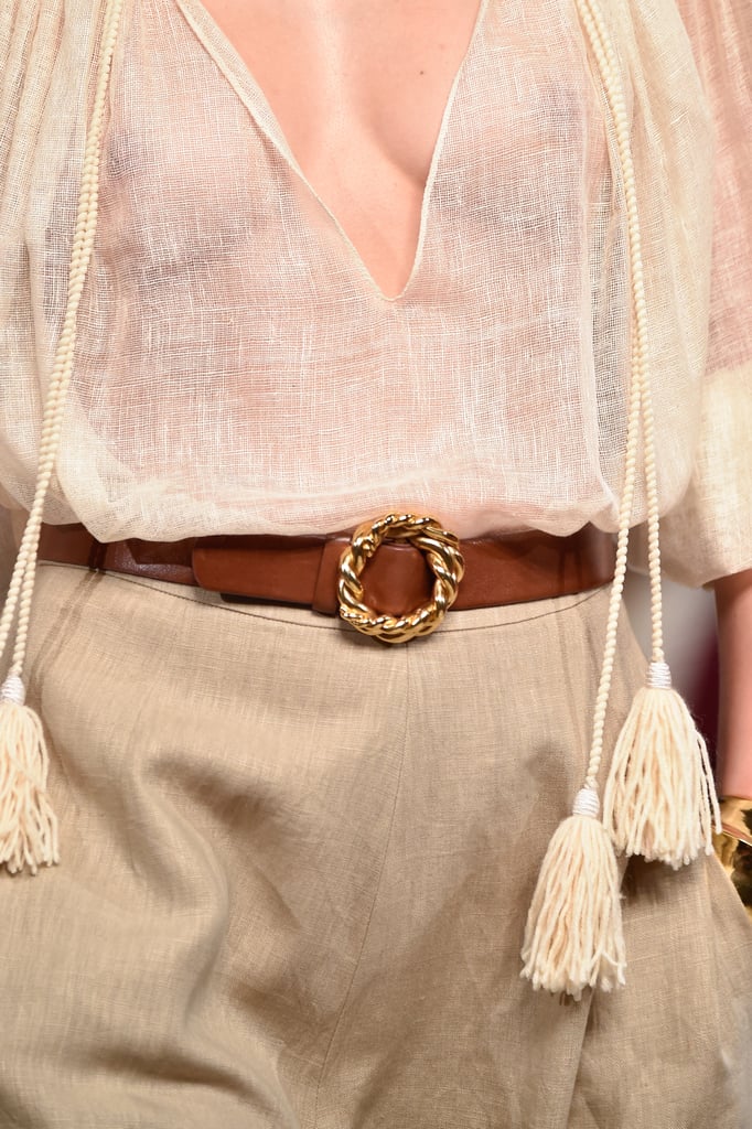 A Belt on the Oscar de la Renta Runway During New York Fashion Week