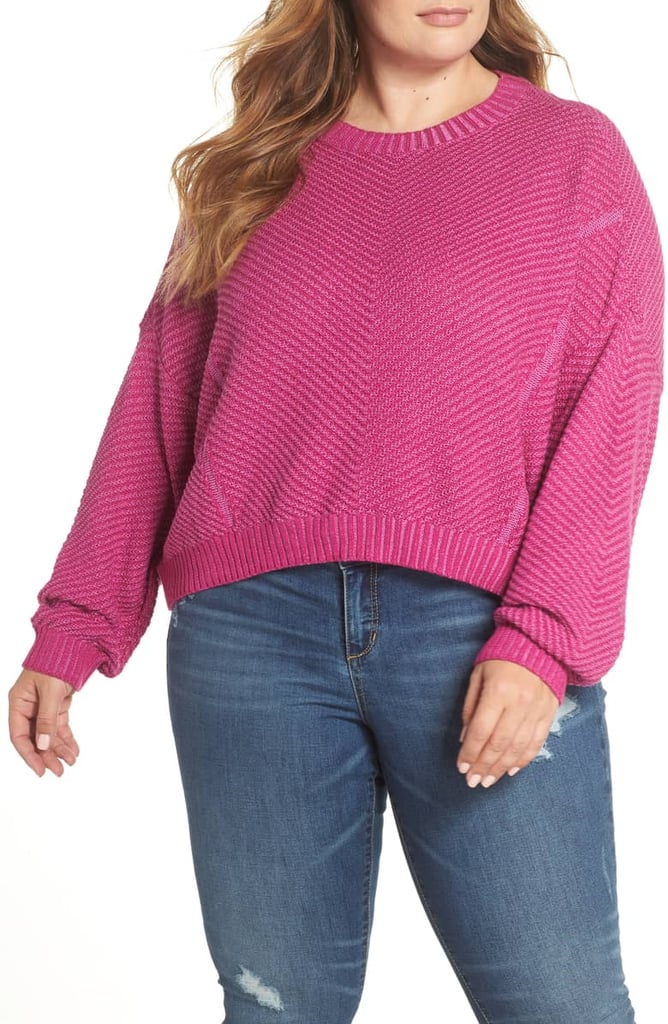 BP. Plaited Drop Shoulder Sweater