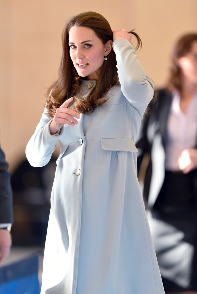 Kate Middleton Pregnant at the Kensington Leisure Center