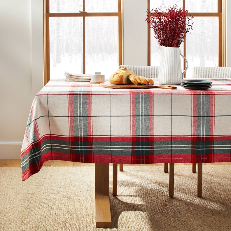 Holiday Plaid Tablecloth