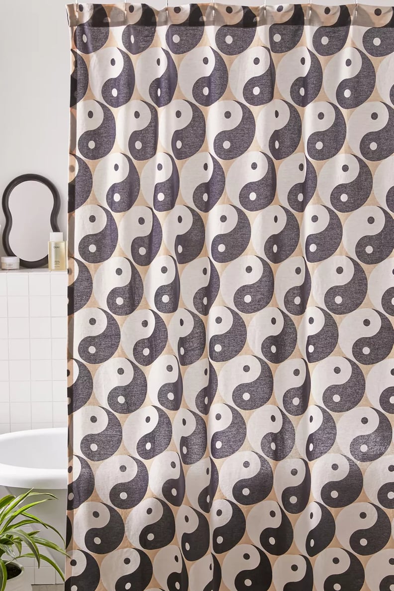 A Philosophical Shower Curtain: Yin Yang Shower Curtain