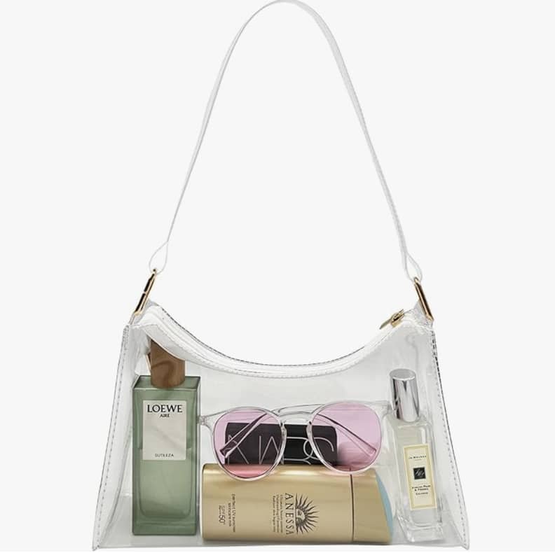 No Angel Clear Vinyl Tote, ACCESSORIES