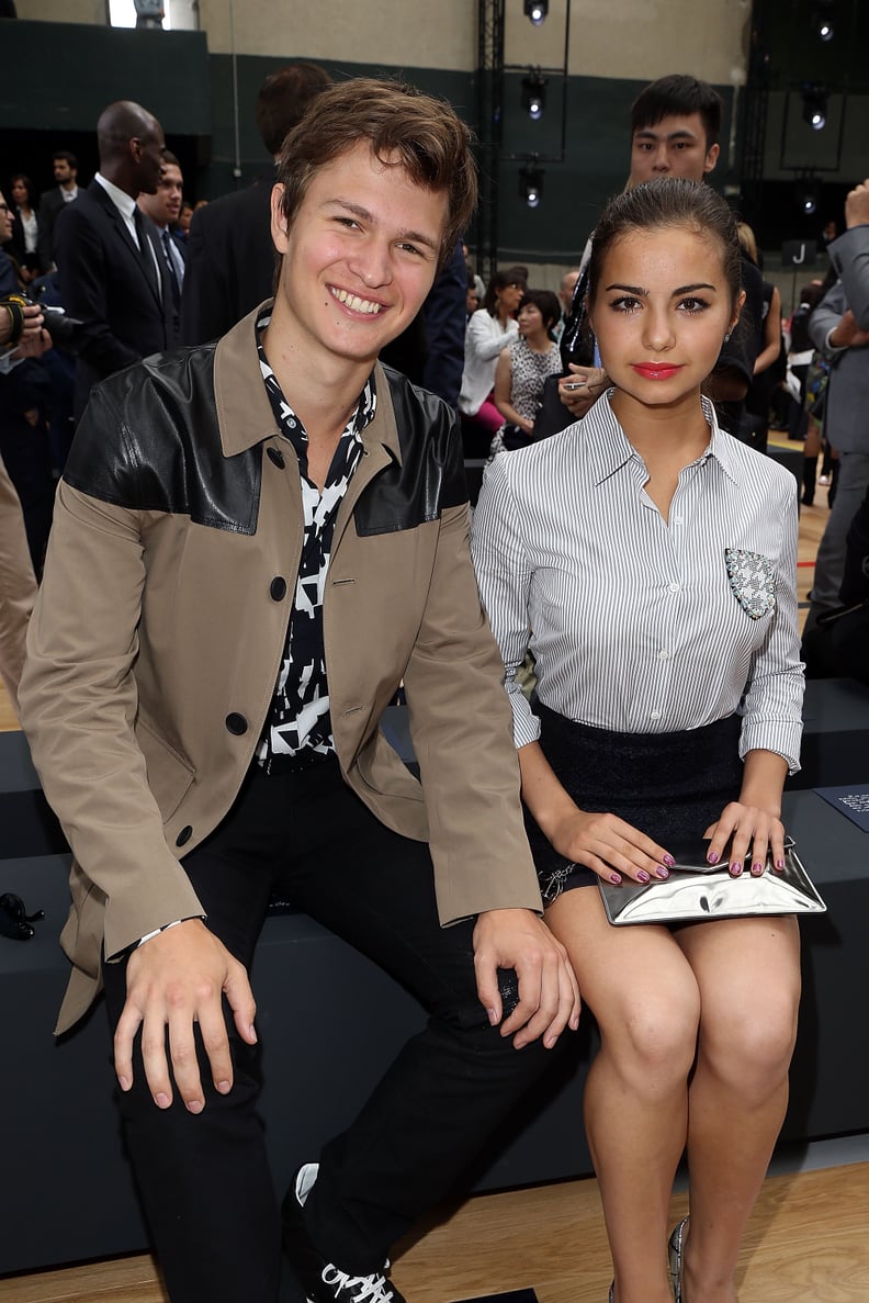 Ansel Elgort and Violetta Komyshan