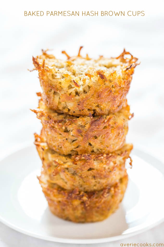 Baked Parmesan Hash Brown Cups