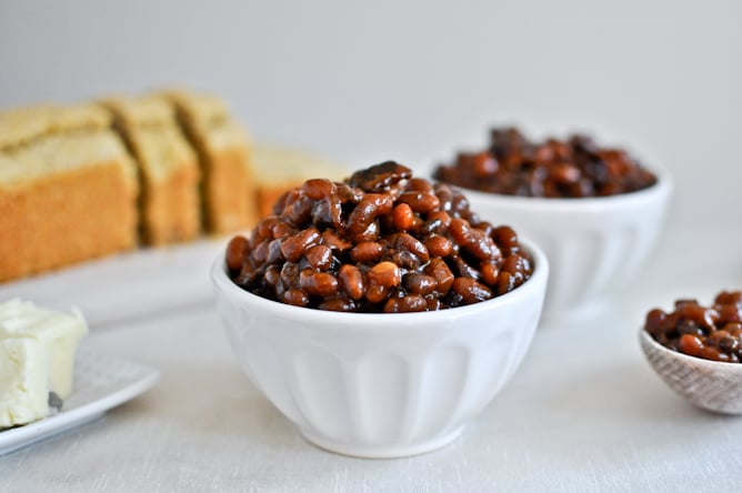 Slow-Cooker Bacon Bourbon Baked Beans