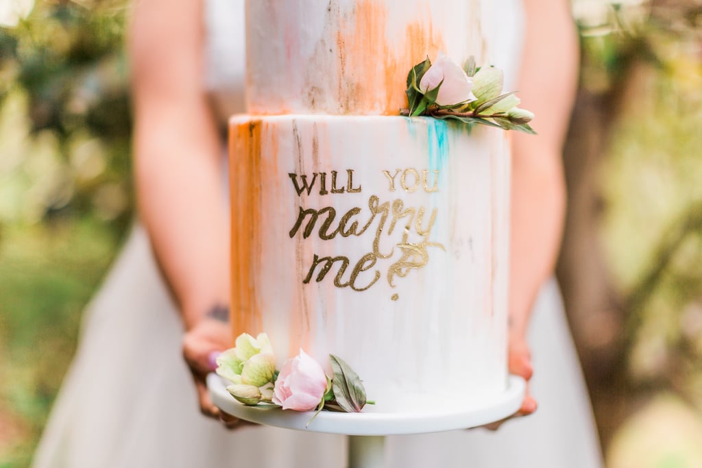 Surprise Proposal in a Styled Wedding Shoot