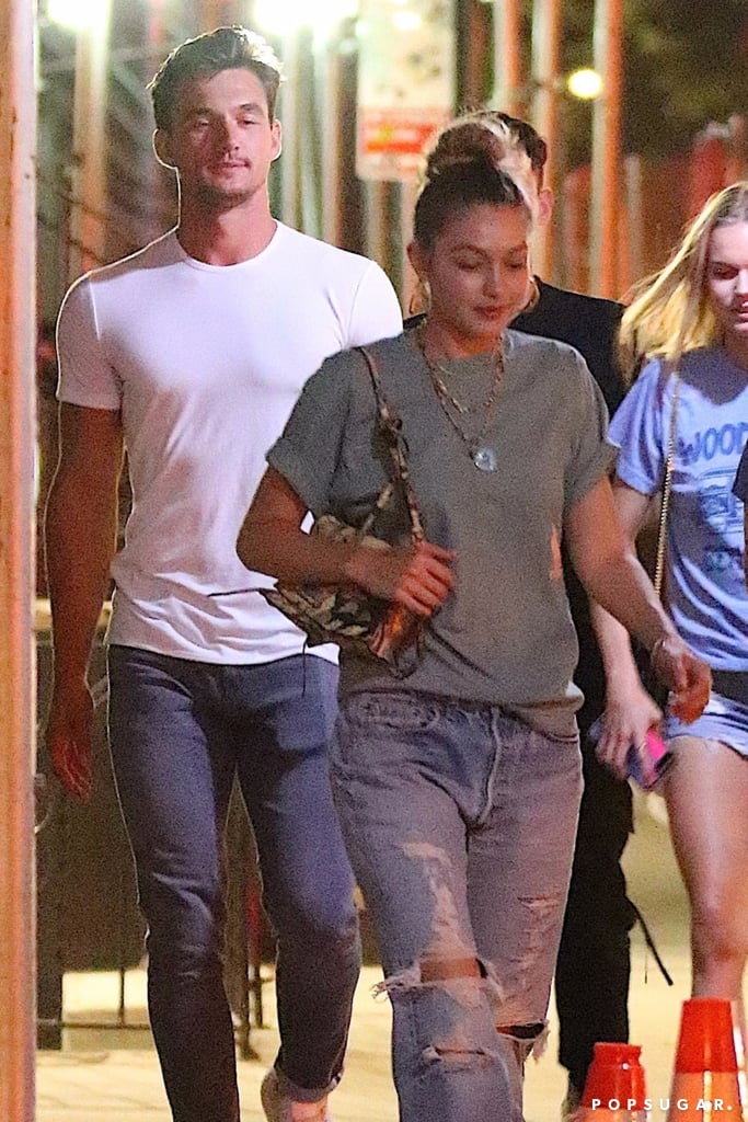 Aug. 14: Gigi Hadid and Tyler Cameron Hit Up Justin Theroux's Bar