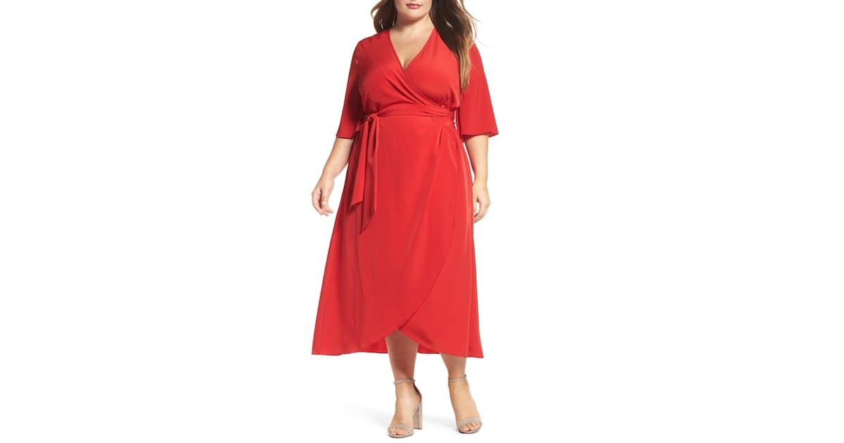 melissa mccarthy wrap dress